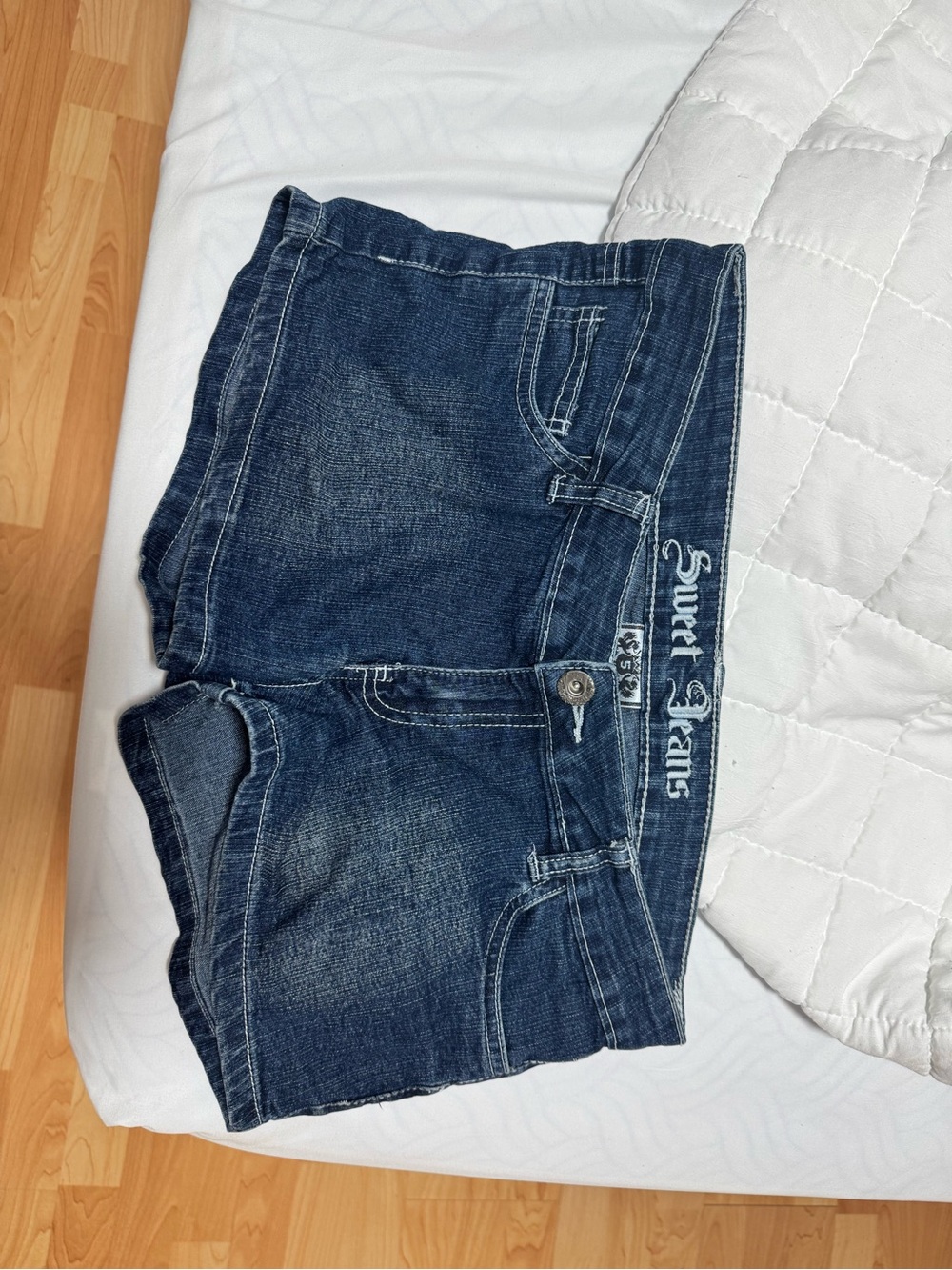 Women's Dark Indigo Denim Shorts